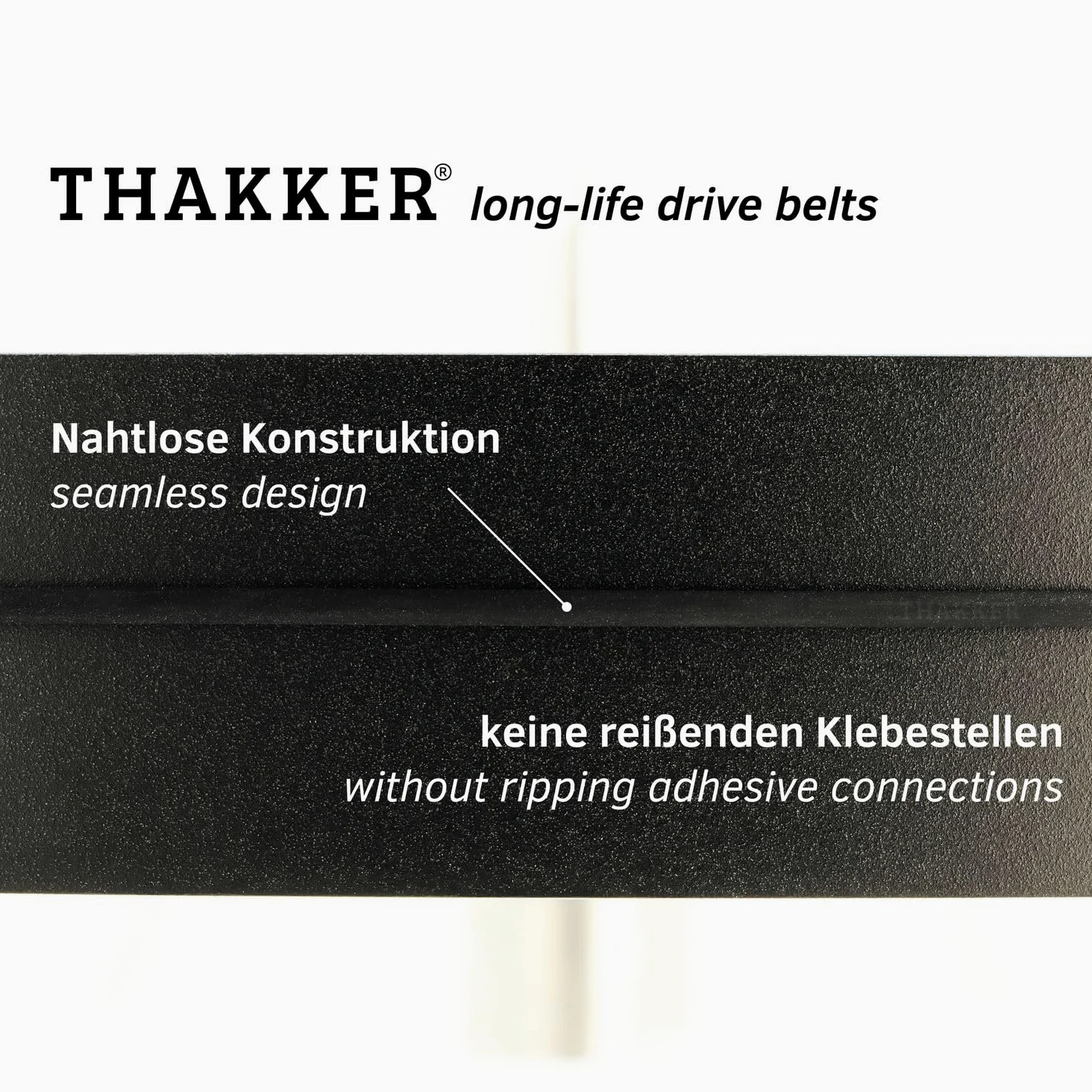 THAKKER Präzisionsriemen - passend für Pro-Ject RPM 1 Carbon Plattenspieler | Long Life Antriebsriemen aus einem Guss | kein reißen an Klebestellen möglich | Upgrade - verbesserter Gleichlauf