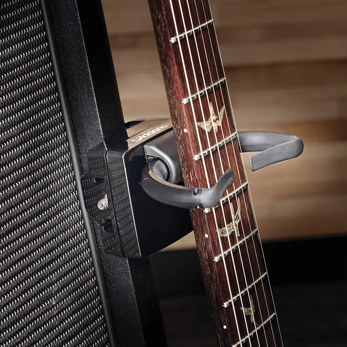 Planet Waves PW-GD-01 Guitar Support Guitar Dock 360° drehbar, leicht, kompakt, Plastik schwarz