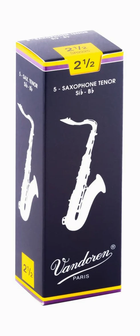 Vandoren SR2225 Box 5 Blätter Traditional 2.5 Sax Tenor