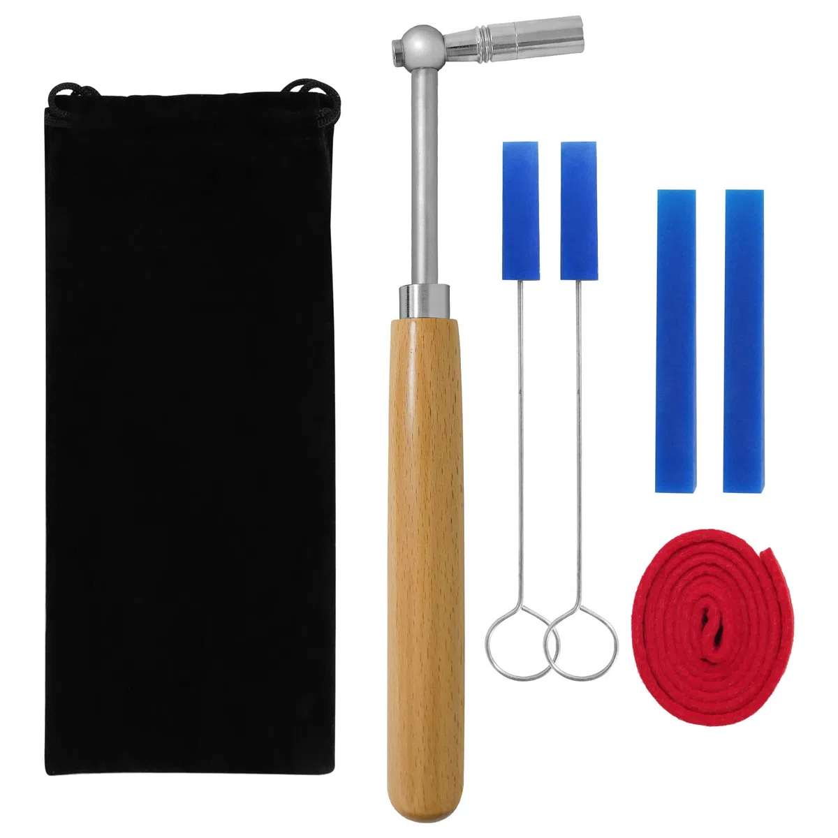 6-teiliges professionelles Klavier-Stimmset, Klavierstimmer, Hammer-Dämpfungs-Set | Klavier-Stimmhebel-Werkzeuge mit Koffer