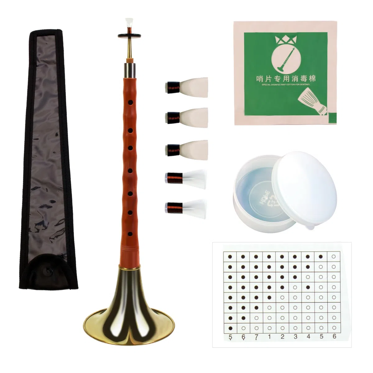 D Key Suona Traditionelles chinesisches Musikinstrument, Suona-Instrument ist geeignet für Anfänger, geeignet für professionelle Darsteller