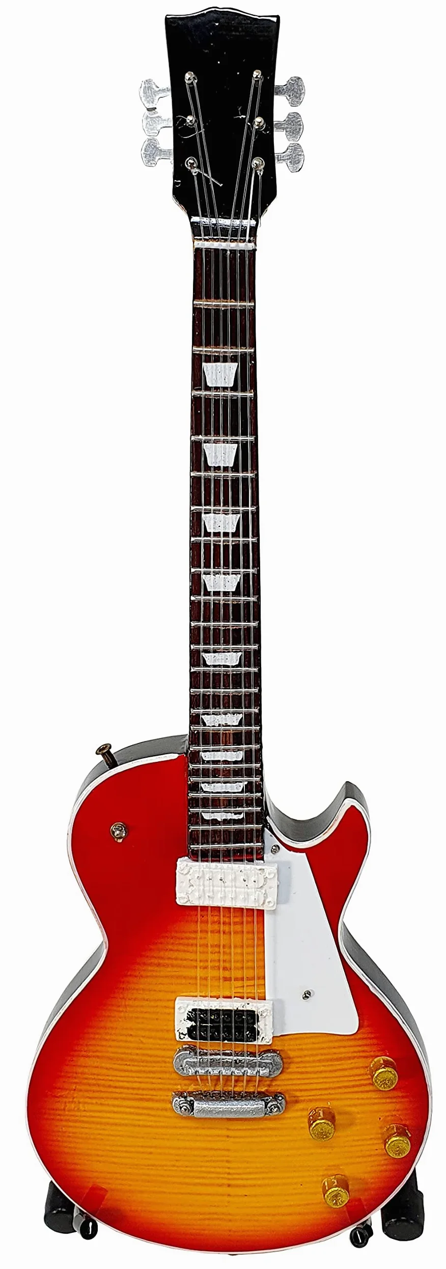 GIBSON JIMMY PAGE LED Mini E-Gitarre ZEPPELIN MGT-2035 Geschenk für Musik Maßstab 1:4 – RockMusic Spanien