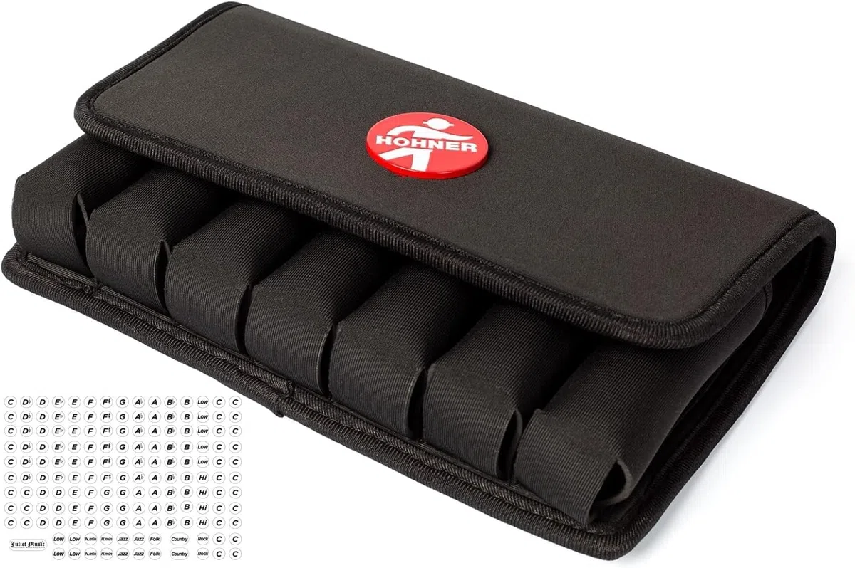 HOHNER Tasche, FlexCase, M, für 7 Mundharmonikas