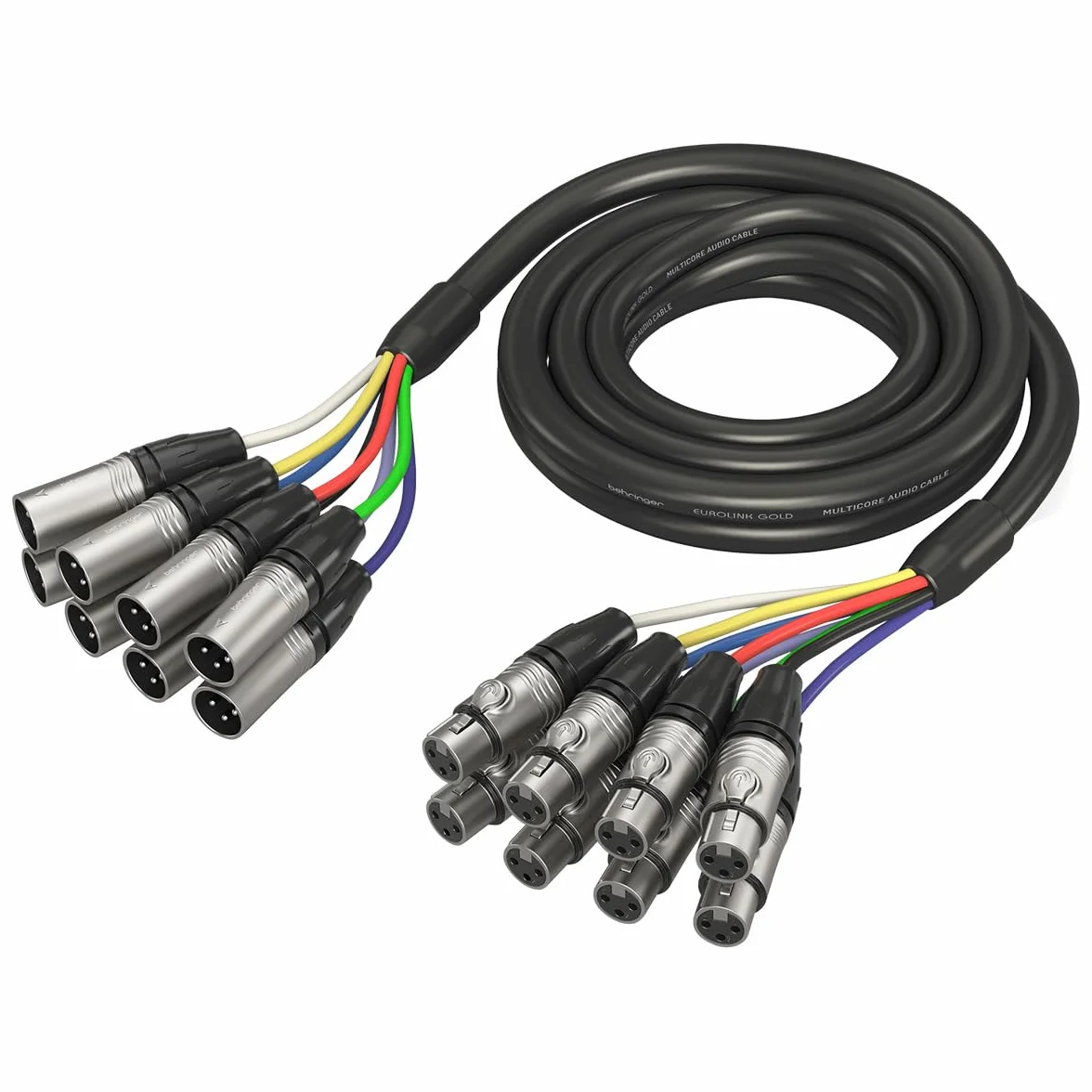 Behringer GMX-300 Gold Performance 3 m (10 Fuß) 8-Wege-Multicore-Kabel mit XLR-Anschlüssen