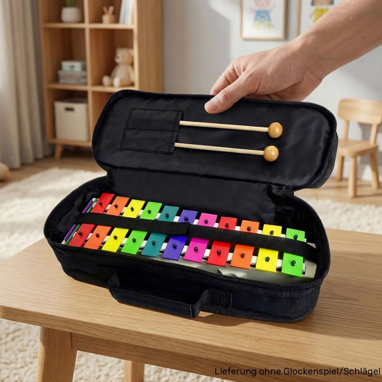 keepdrum MB01 Glockenspiel Tasche Tragetasche Xylophon Bag, passt f. Sonor GS SG GP MG NG10 G10 und ähnliche Modelle