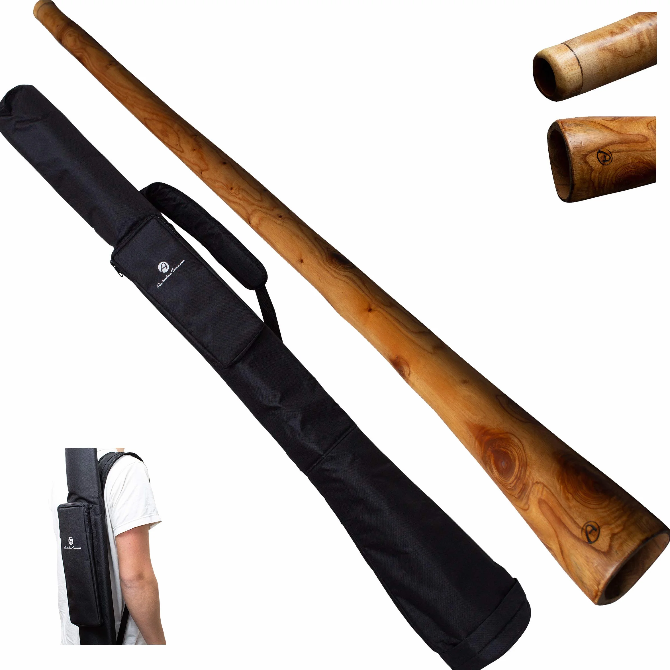 DIDGERIDOO: Mahagoni PRO 147cm inklusive Nylon Didgeridoo Tasche