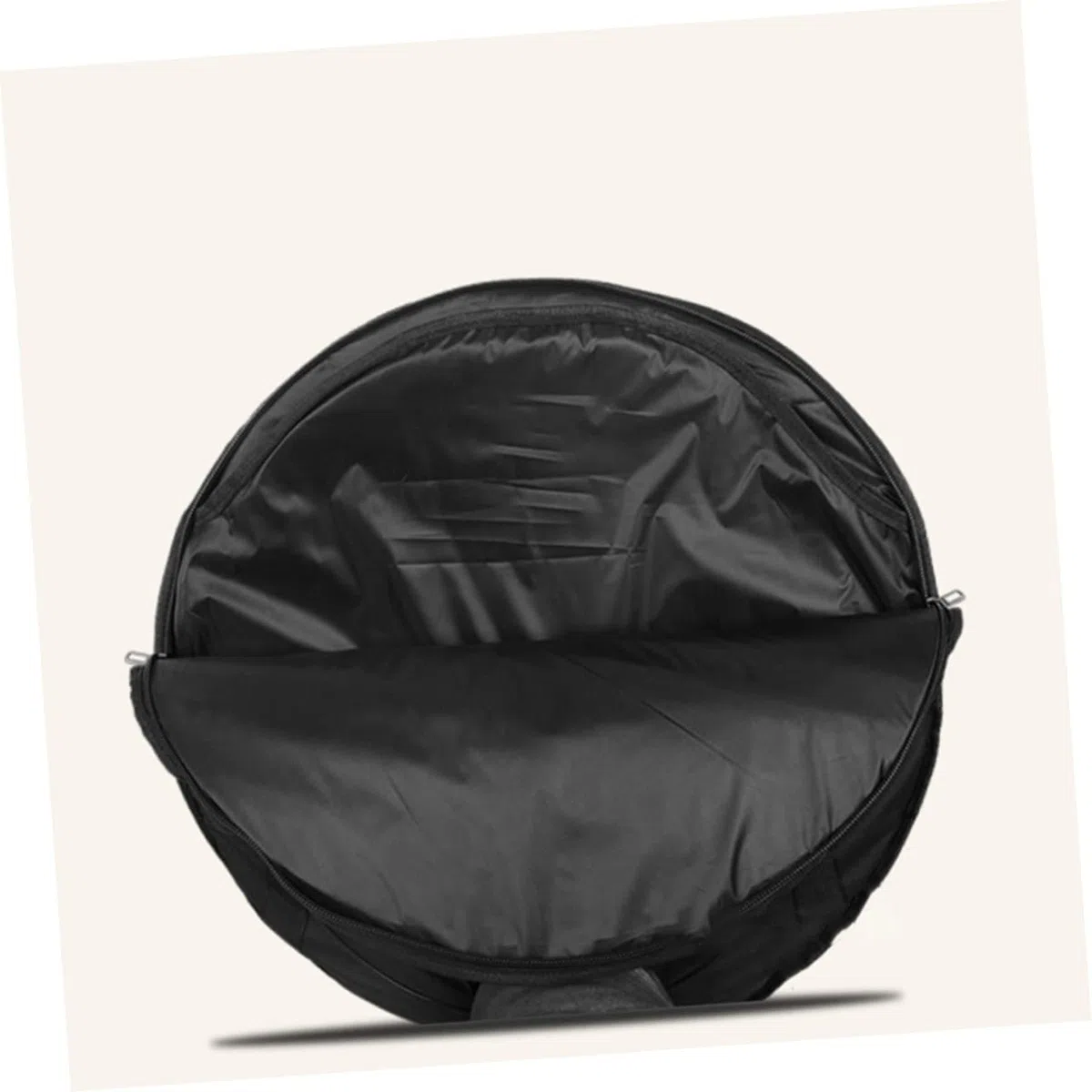 Supvox Beckentasche Instrumenten-Tragetasche Aus Oxford-Material Runde Instrumententasche Mit Handgriff Zur Aufbewahrung Und Zum Transport Für Schlagzeug Schwarze Tasche 52.00 Cm