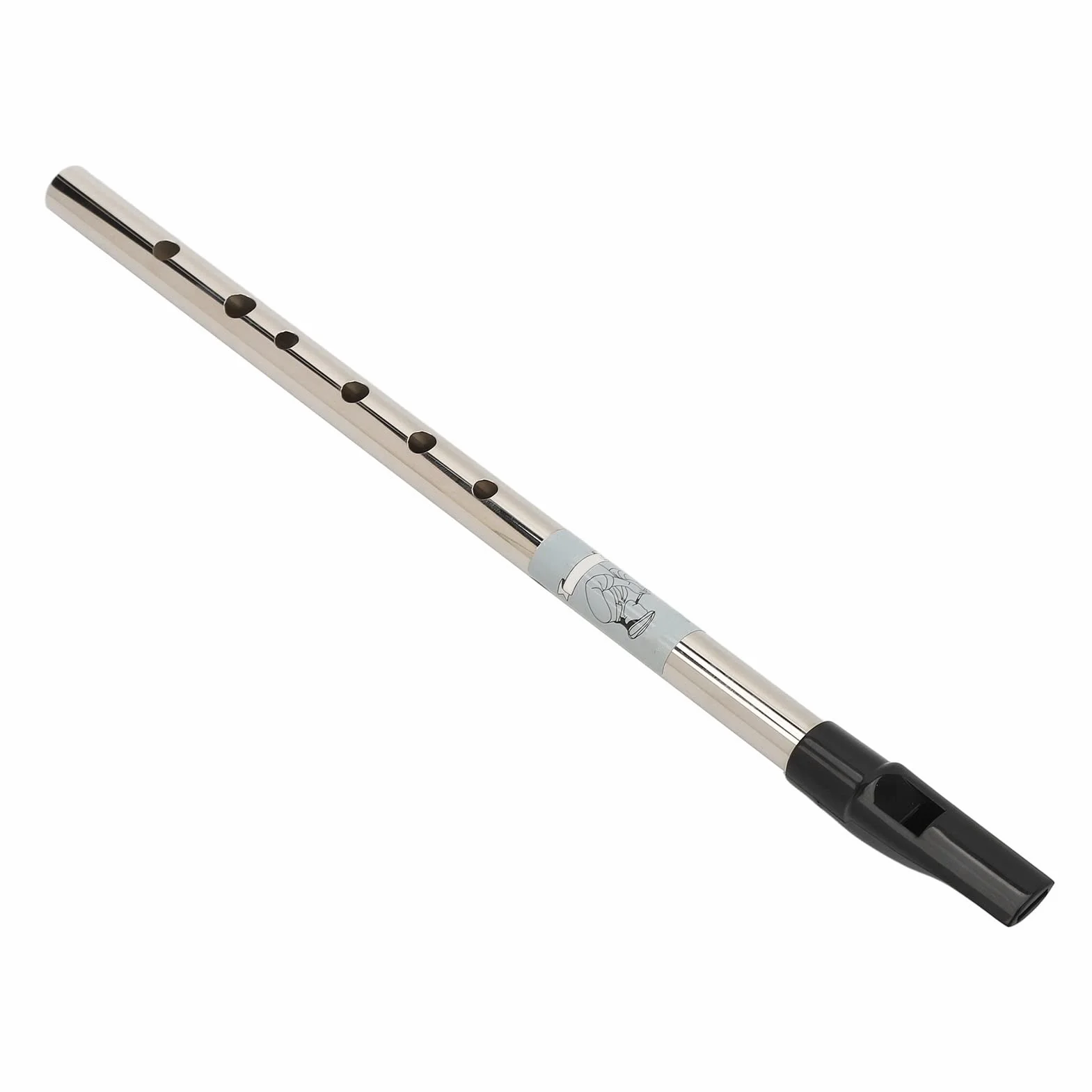 Irische Flöte - 6 Löcher D-Klappe, Kein Luftaustritt, Genaues Stimmen, Whistle-Flöte, Nahtlose Konstruktion aus Aluminiumlegierung, Elegantes Aussehen