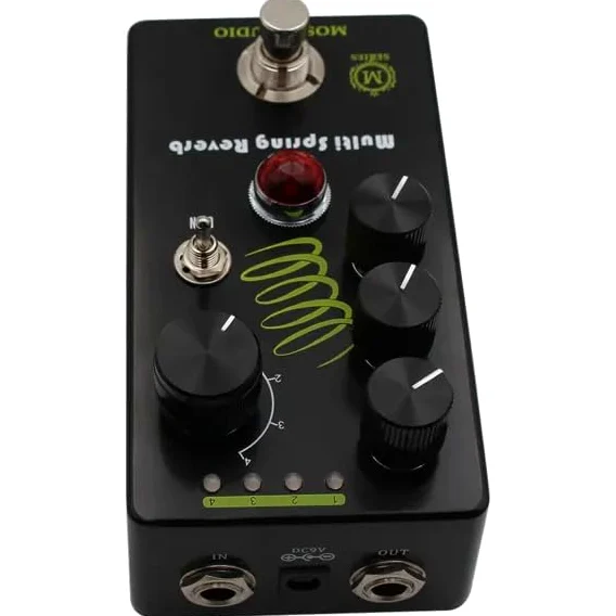 Mosky Multi spring Reverb - 4 mode analog/digital Spring Reverb emulation Pedal, True Bypass