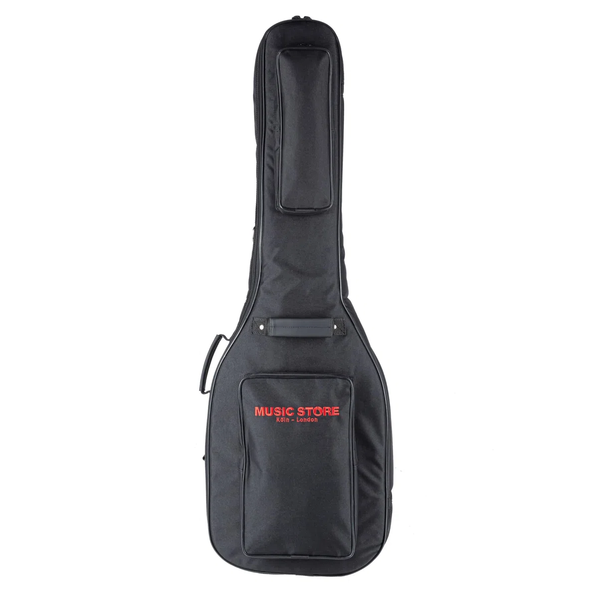 MUSIC STORE Gigbag E-Bass Super Deluxe, Wetterfestes Nylongewebe, 30mm Polsterung, Zubehörfach, Stabiler Reißverschluss