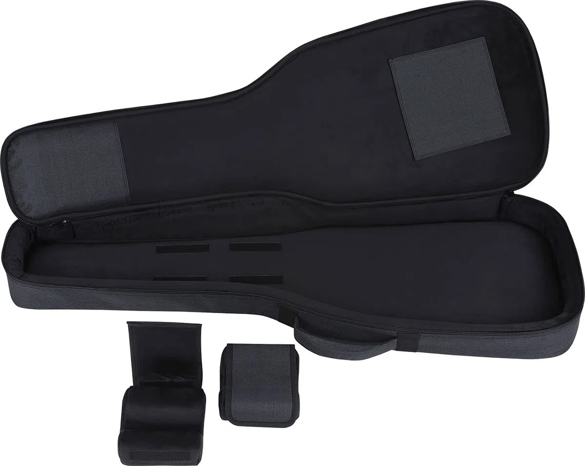 BOSS CB-EG10 – Hochwertiger Schutz, Leichter Gitarren-Soft-Gigbag – Dicke interne Polsterung – Rucksackgurte für den einfachen Transport – Zubehörtaschen und strapazierfähige Reißverschlüsse