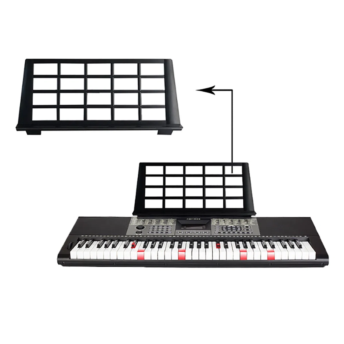 Keyboard Piano Tabletop Bookshelf Piano Book Stand Keyboard Stand Music Rest Sheet Music Score Holder Score Sheet