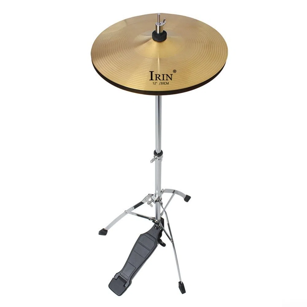 SPORTARC Brass Cymbals Percussion Splash Crash Hi-Hat Becken Frame Drum Becken für Anfänger Profispieler 12", 1401009410