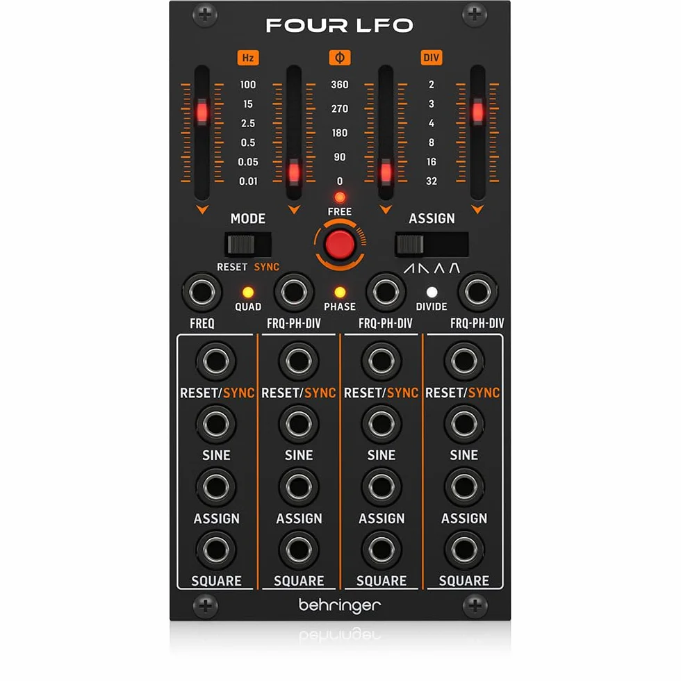 Behringer FOUR LFO Quad-LFO mit zuweisbaren Wellenformen für Eurorack