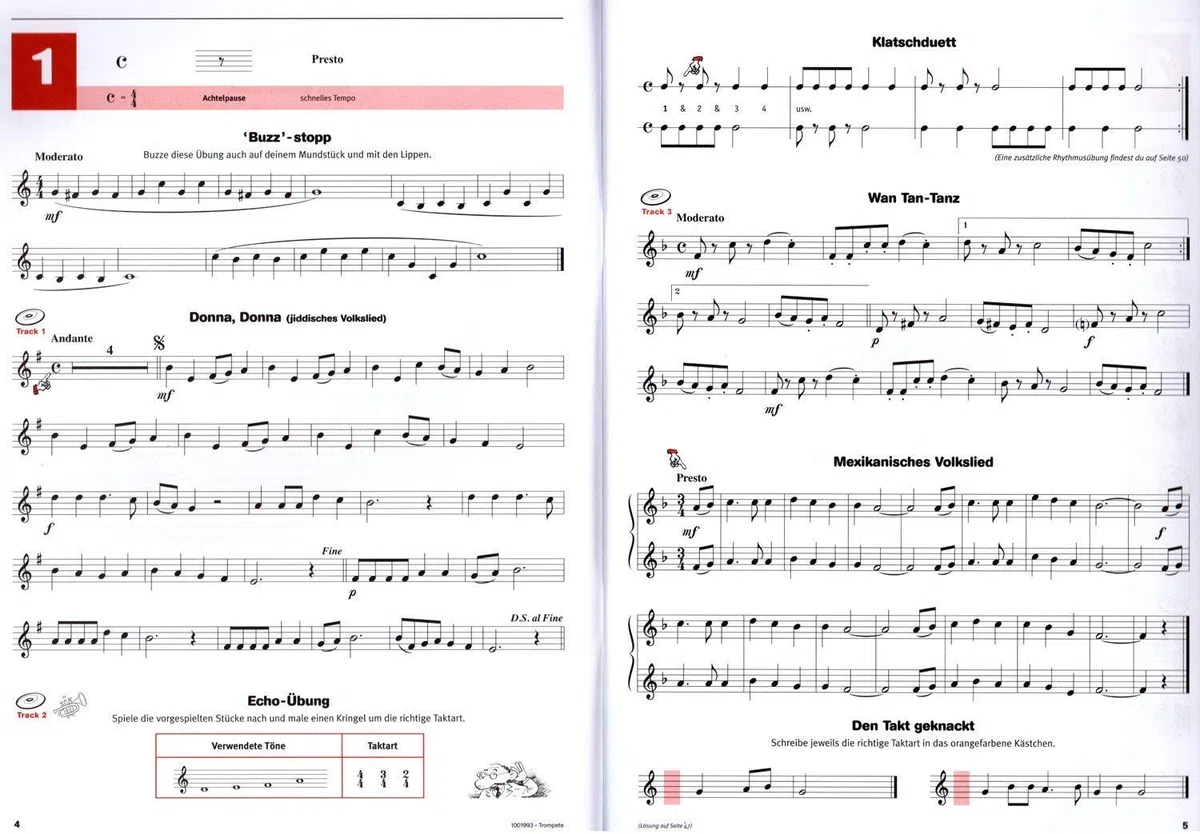 Hören, Lesen & Spielen für Trompete, Band 2 - Schule für Trompete + online Audio (ISBN 9789043162586) + Trompeten-Poliertuch aus Mikrofaser