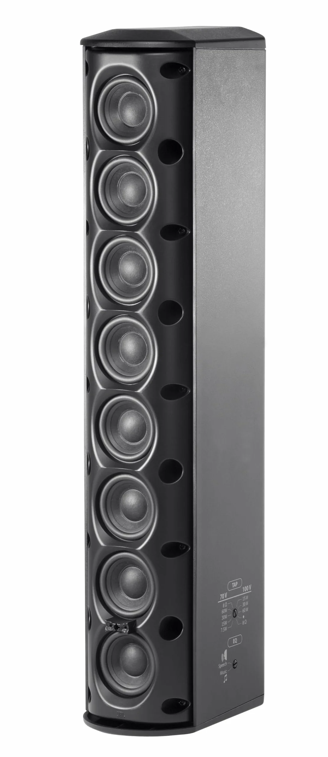 JBL Professional CBT 50LA-1 Compact Line Array Säulenlautsprecher mit 8 2-Zoll-Treibern, 50,8 cm hoch, Schwarz