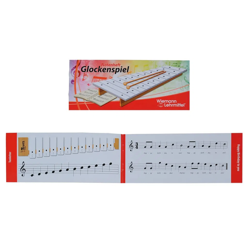 Sopran-Glockenspiel inkl. 3 Halbtöne Sopranmetallophon | Wiemann Lehrmittel