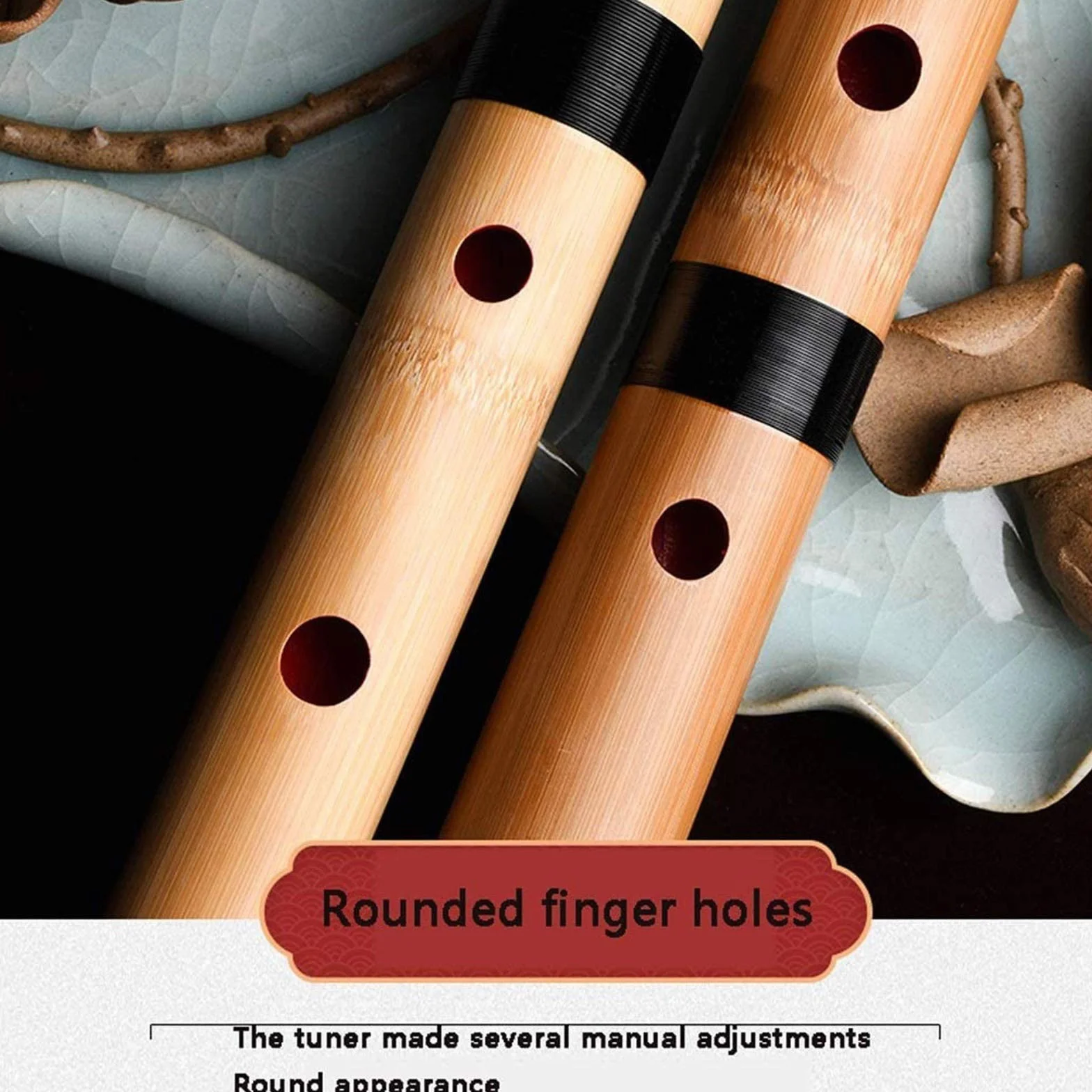 Anfänger Loch Flöte, japanischen Shakuhachi Tang Professional Spielen Acht-Loch G Key F Key alte Art männliche und weibliche Musikinstrumente (Size : G)