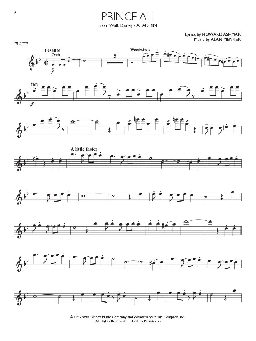 Disney Movie Hits - Flute - Instrumental Play-Along | Notenbuch für Anfänger bis Fortgeschrittene | Songbook für Flöte zum Mitspielen | Flötennoten ... zum Üben: Instrumental Play-Along - Flute