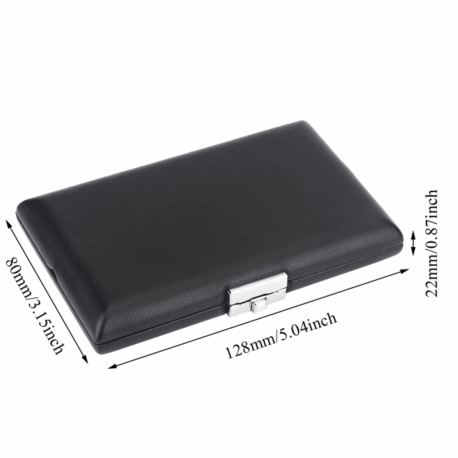 Tyenaza Stilvolles Etui Für Fagottrohre, Elegante Box aus Schwarzem PU-Leder, Rohrbehälter Mit Großzügigen Schlitzen, Zubehör Für Musikinstrumente