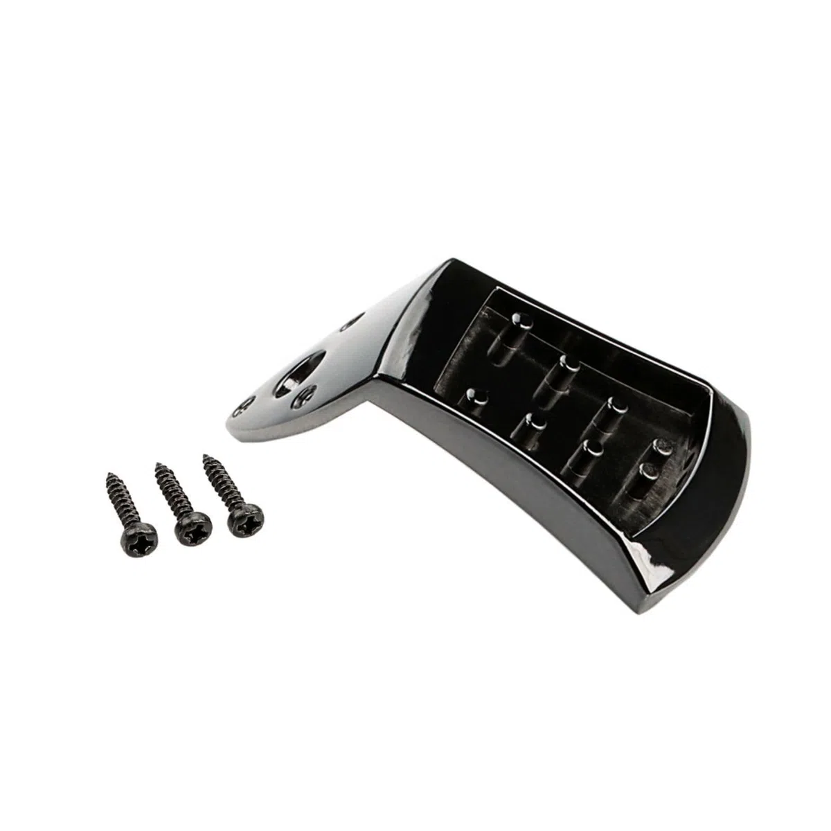8 Saiten Mandoline Saitenhalter Metall Dreieckig Mandoline Saitenhalter mit Montagezubehör Musikinstrument-Zubehör