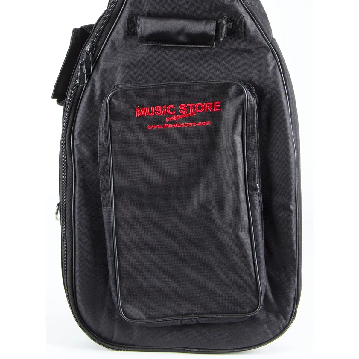 MUSIC STORE Gigbag E-Bass Super Deluxe, Wetterfestes Nylongewebe, 30mm Polsterung, Zubehörfach, Stabiler Reißverschluss