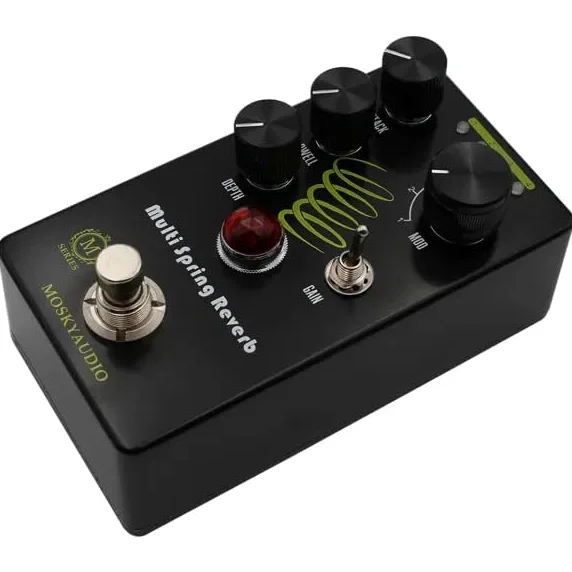 Mosky Multi spring Reverb - 4 mode analog/digital Spring Reverb emulation Pedal, True Bypass
