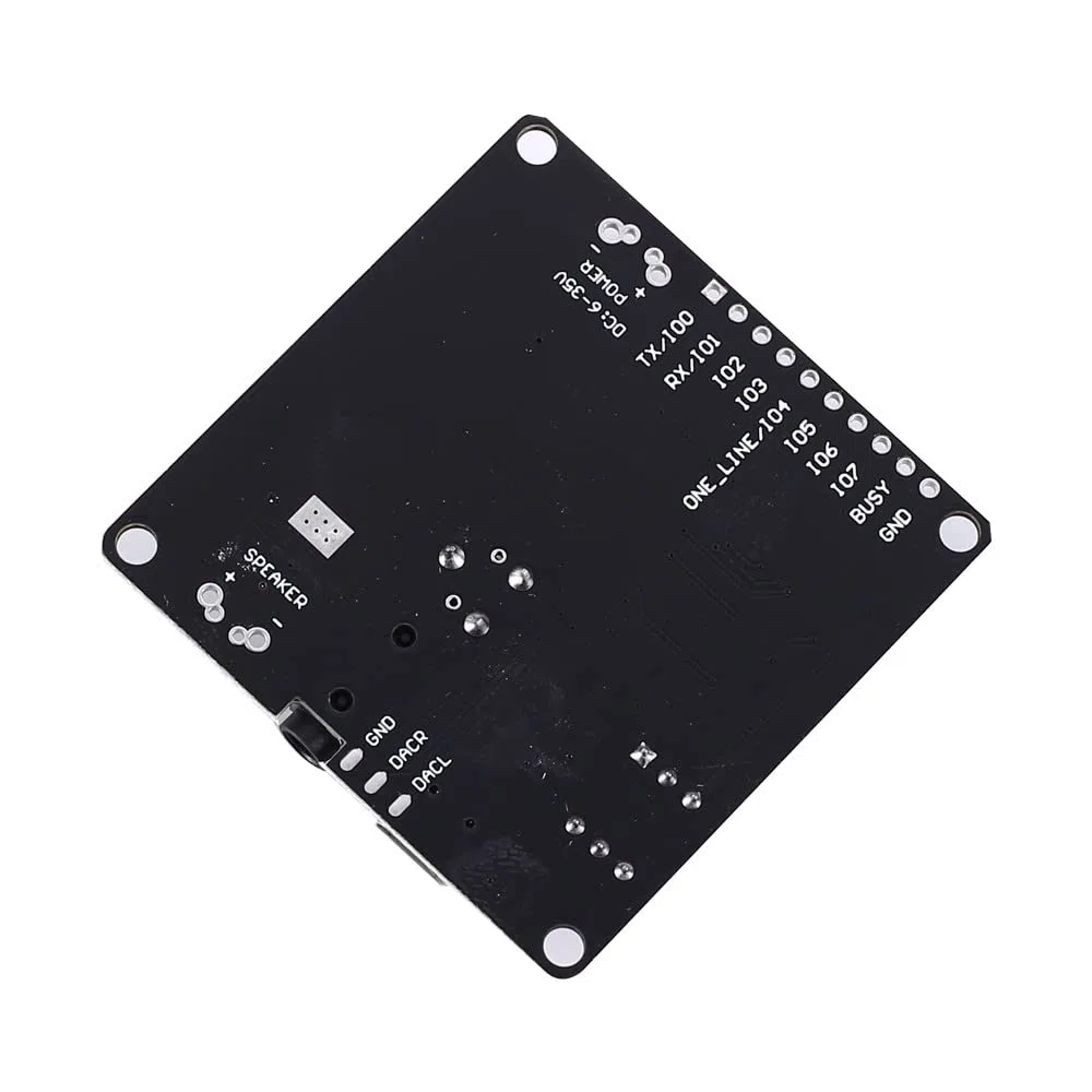 Soundmodul, DY-HV8F 12V / 24V Sprach Wiedergabe Modul, Eins-zu-Eins-Trigger-Steuerung der seriellen Schnittstelle Wiedergabe, 8 M FLASH Mono, 20 W, 8 Ohm, MP3, WAV, UART-Controller