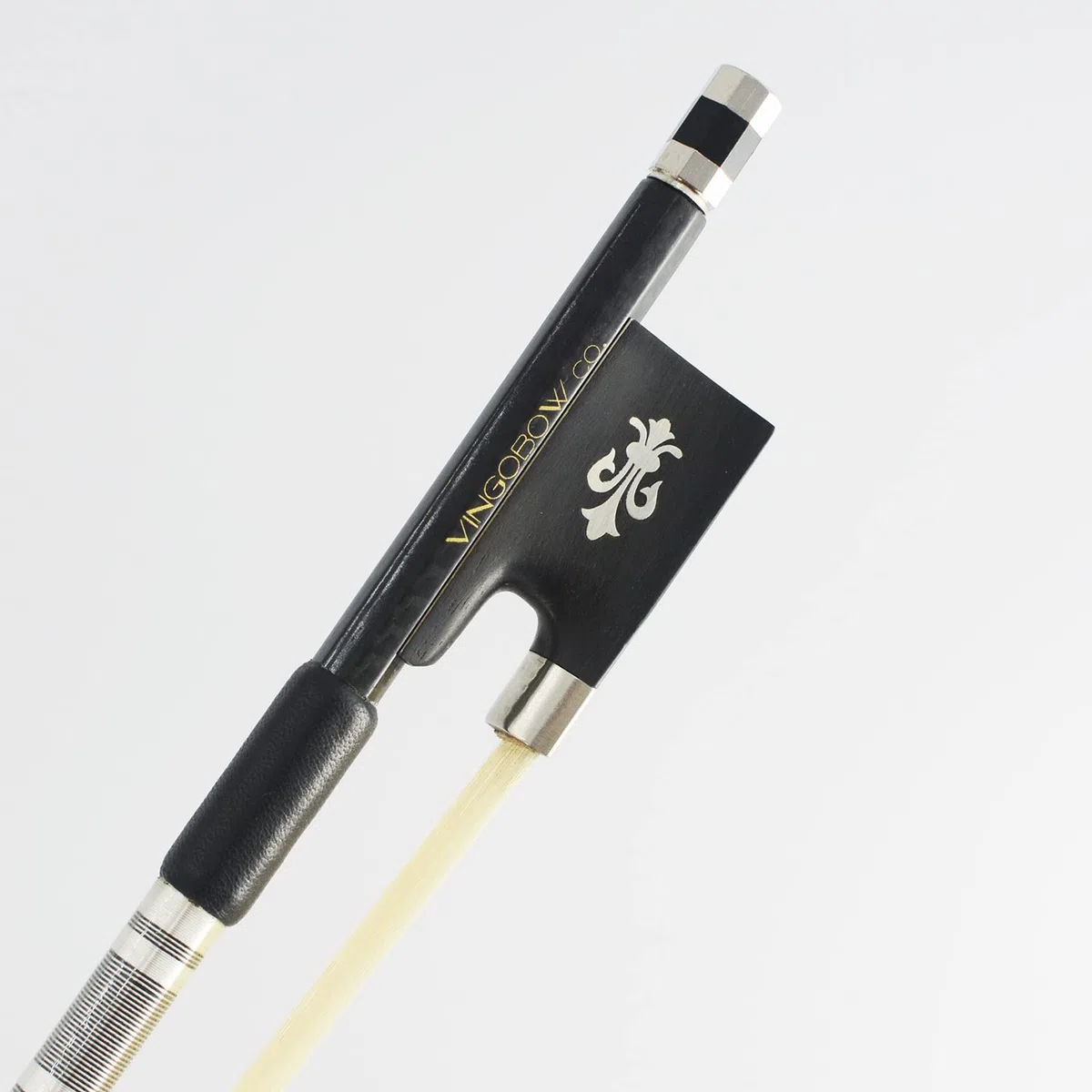 4/4 Größe New Textured Carbonfiber Geigenbogen Beliebtes Modell Gut ausgewähltes Rosshaar aus der Mongolei für Profispieler Elegantes Design