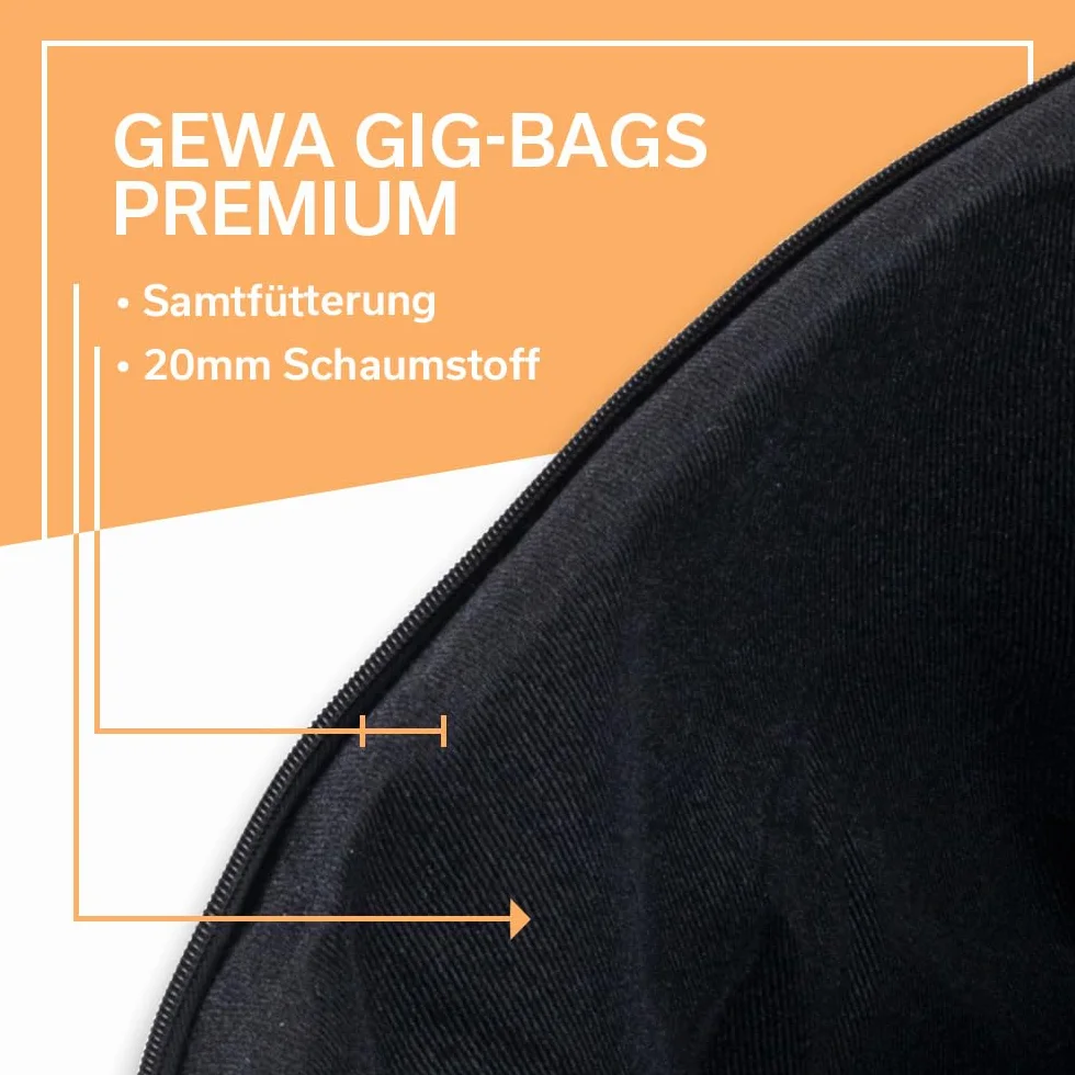 GEWA Premium Bass Drum Bag 20x16in