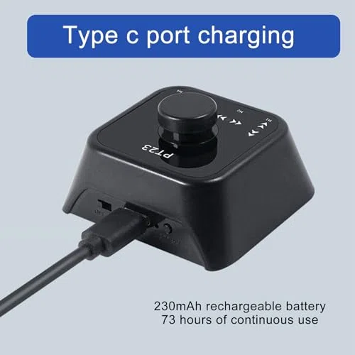 Bluetooth Page Turner Pedal, Wiederaufladbares USB-Fußpedal für Drahtlose Notenblätter für Tablet-Telefone, Bluetooth-Pedal Page Turner (Schwarz)