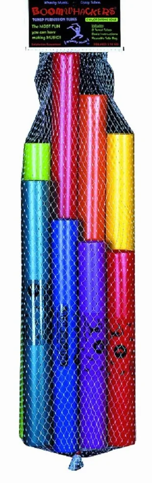 Boomwhacker C-Dur (diatonische Tonleiter, gestimmte Perkussions-Kunststoffröhren)