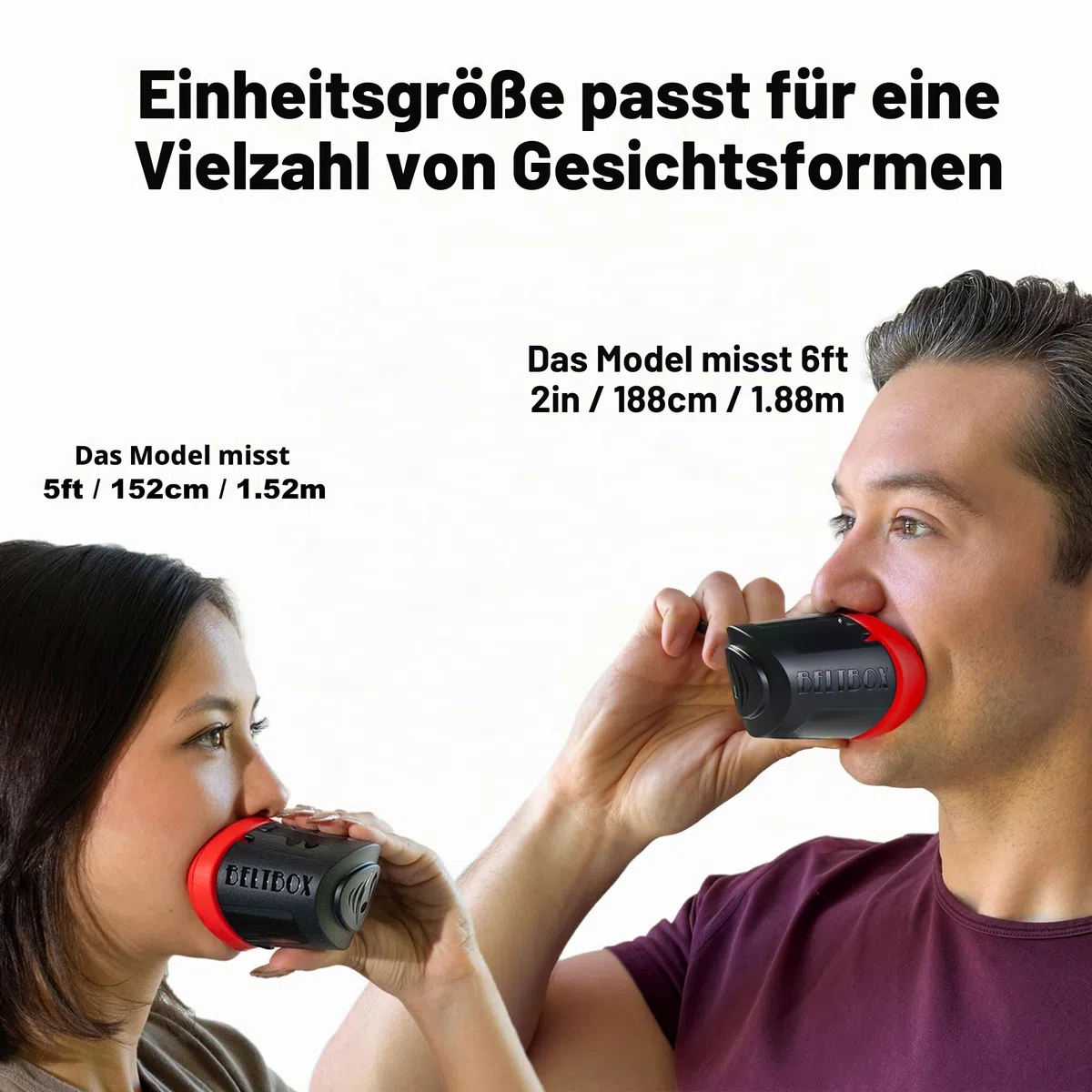 BELTBOX 3.0 Stimmdämpfer für Sänger, Schauspieler, Darsteller, Stressabbau, tragbarer Aufwärmraum