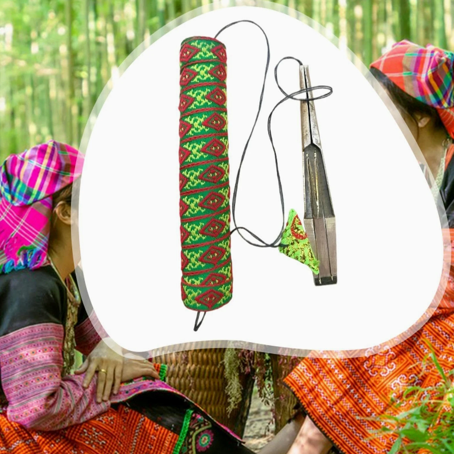 Maultrommel Vietnamesische Jew's Harp Mundinstrument Messing Lips Twanger mit Melodischen Tönen Und Ethno Charme für Erwachsene Sammler Geschenk, Doppelzunge Klein