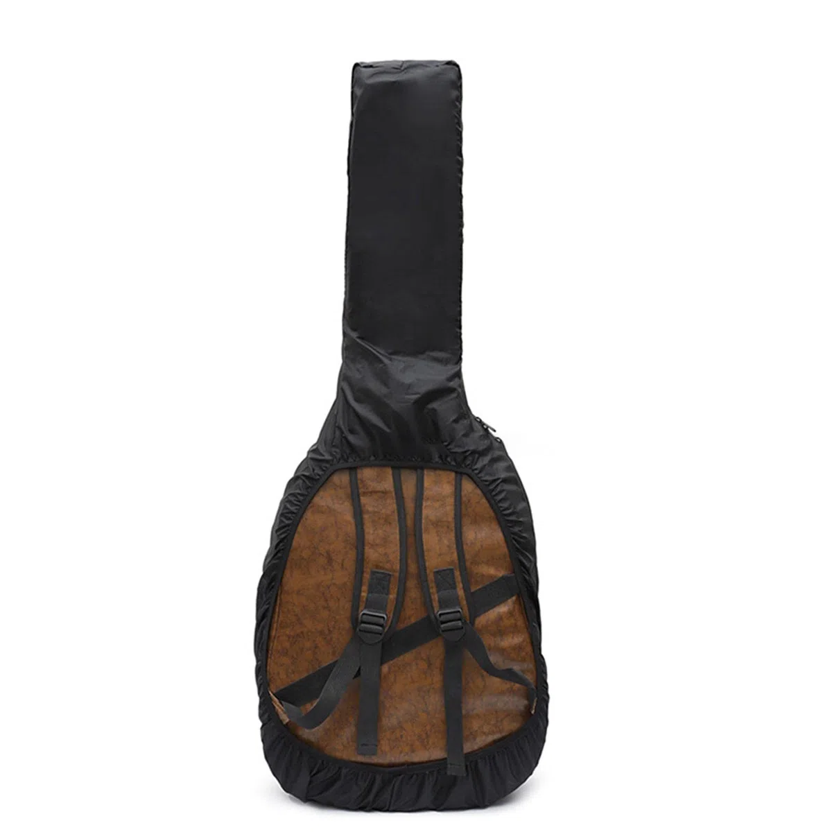 Harilla Gitarrenrucksack Staubschutz Instrumententasche Regenschutz Wetterfest Schwarz Wasserdicht Soft Bass Case Cover für Acoustic Electric Classical, Gitarre