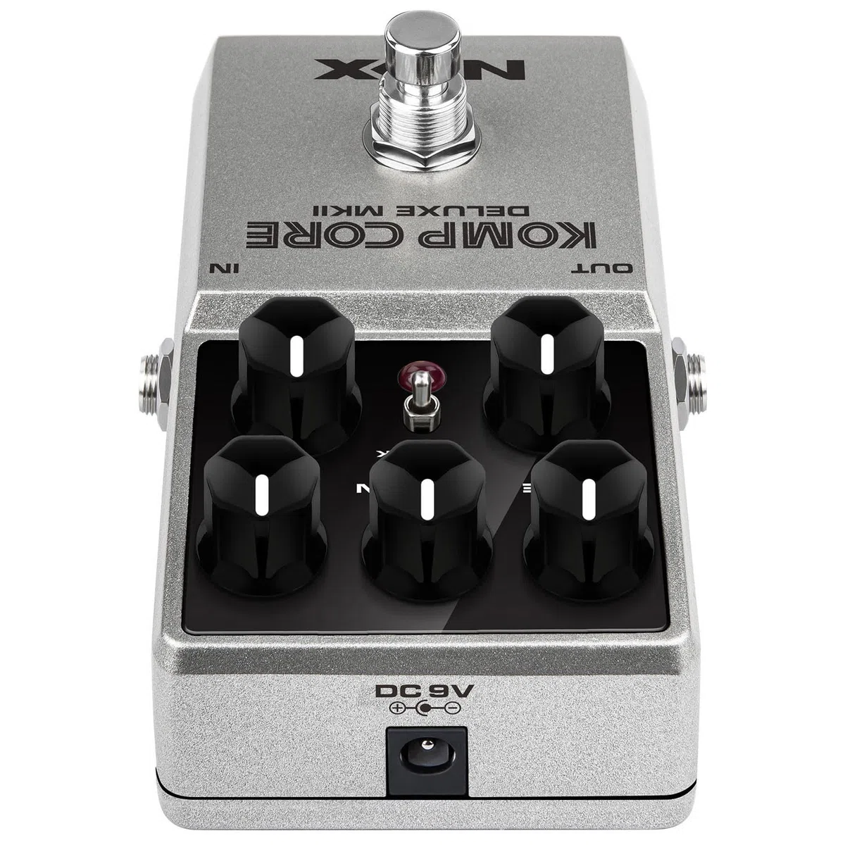 NUX | Komp Core Deluxe MKII Compressor Pedal - Analoge Gitarrenkompression mit Sustain, Clip & Blend Controls - True Bypass, Attack Switch, Compact FX für E-Gitarre, Blues, Rock, Country