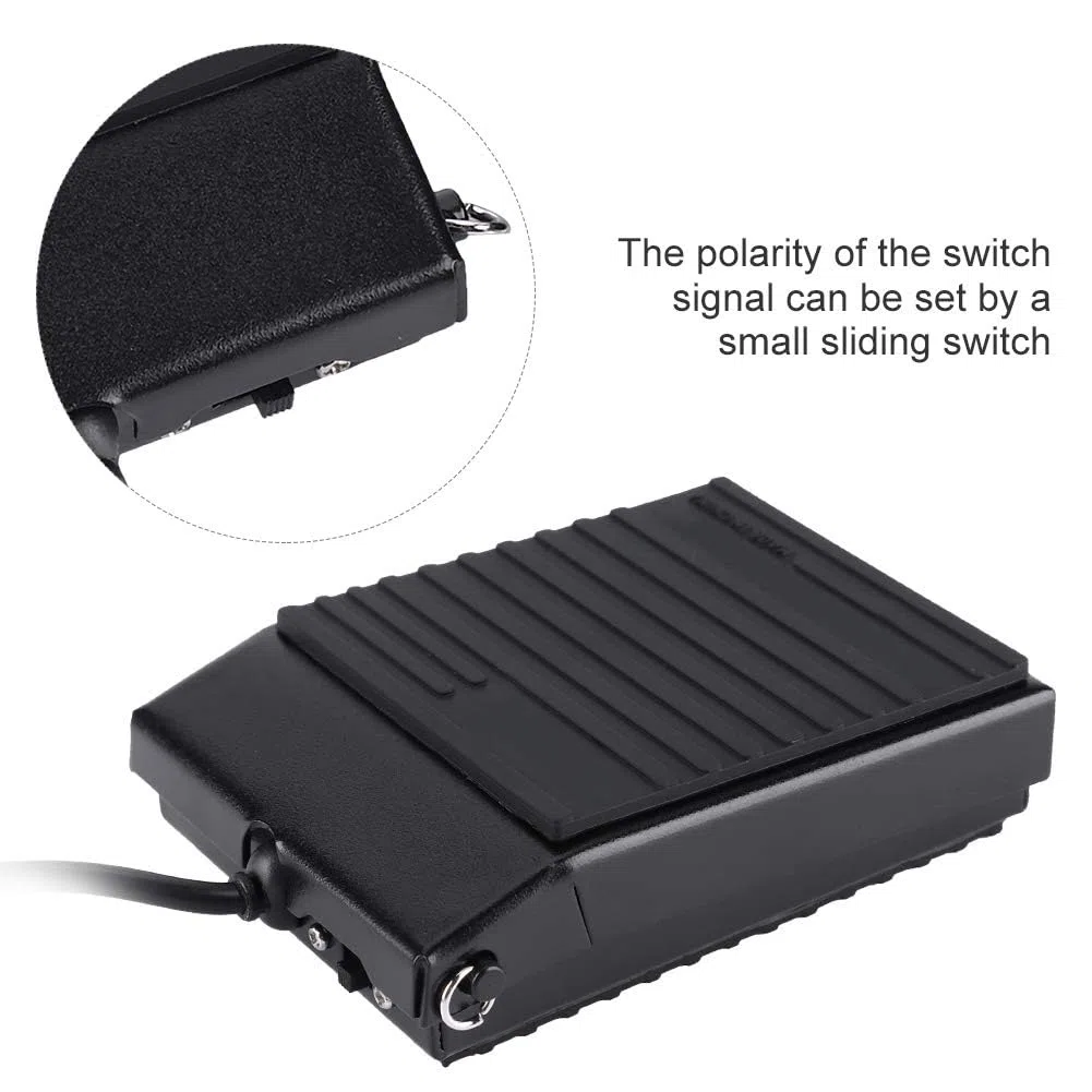 Sustain-Pedal für Keyboard, WTB004 Universelles Klavierpedal Geräuscharmes Halbpiedal Pianoaccessoire Polarisierbarer Schalter Pedal für Klavier und elektronisches Keyboard