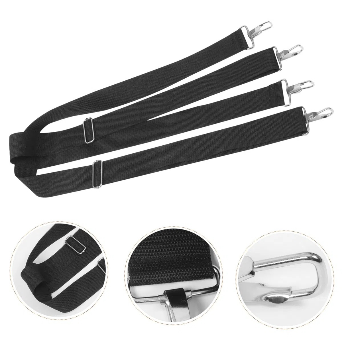 Verstellbarer mit Bequemem Tragegurt Marschtrommel aus Nylon Schultergurt zur Handfreiheit für Snare Drum bei Parade und Performance