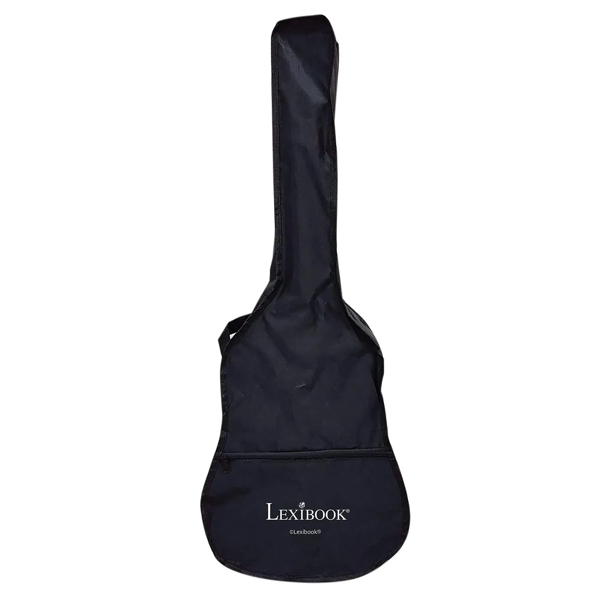 Lexibook, Akustikgitarre aus Holz, 36'' lang, inklusive Lernanleitung, 6 Nylonsaiten, inklusive Tragetasche, Holz/Schwarz, K2200