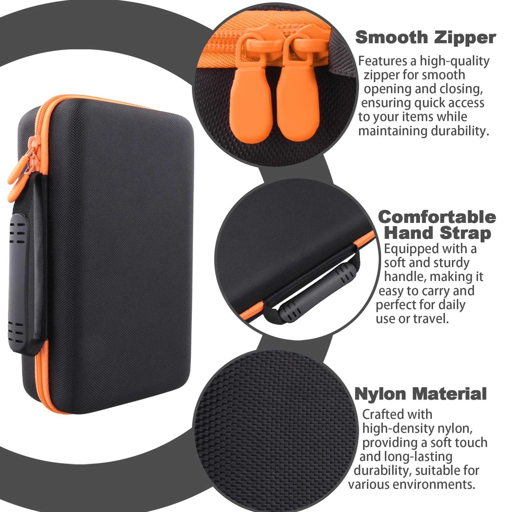co2CREA Harte Eva Reisetasche Kompatibel mit JBL PartyBox Wireless Mic 2X Digital Wireless Mikrofone, Doppel-Mikrofon Schutzhülle für kabellose JBL Karaoke Mikrofone, nur Tasche ohne Mikrofon