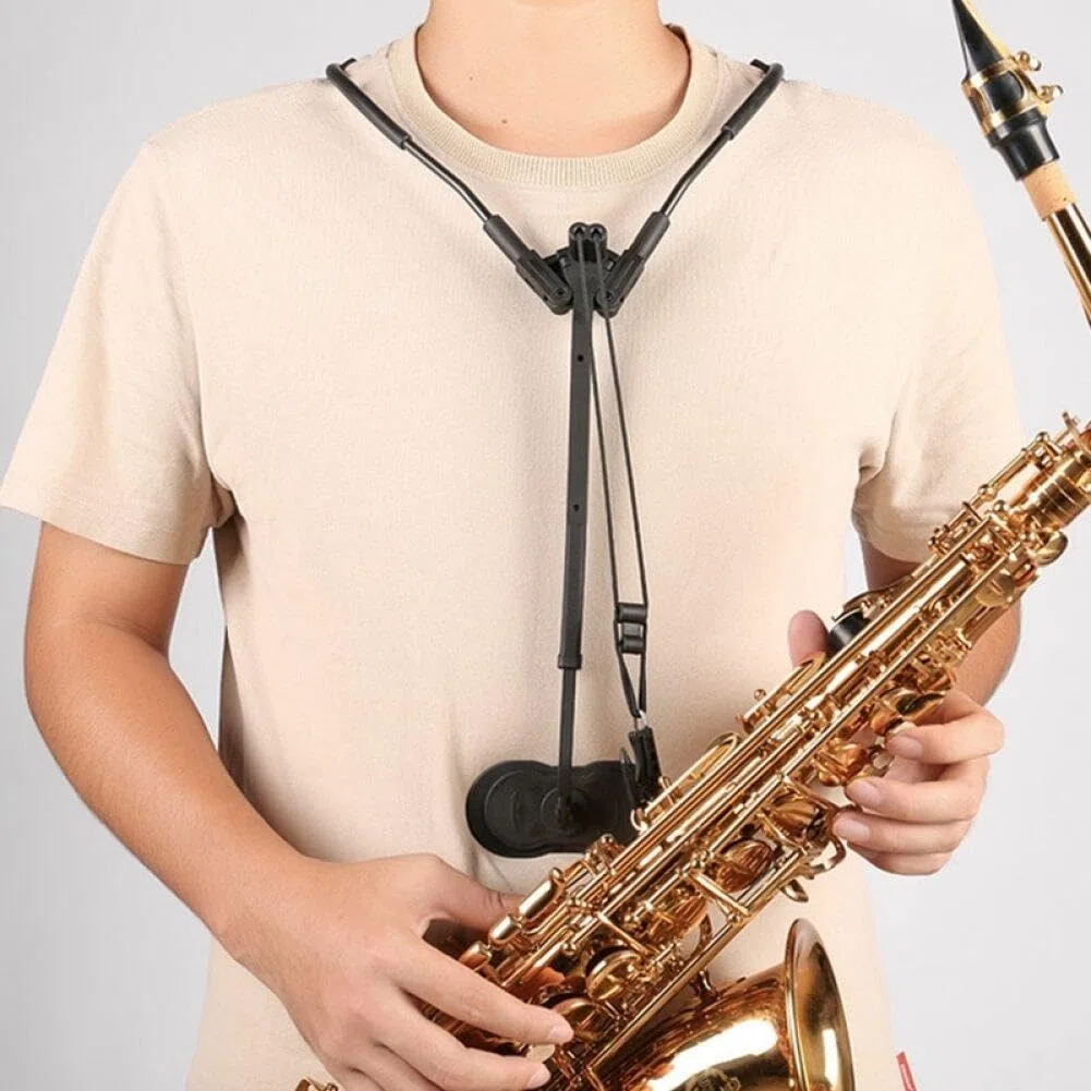 Erwachsener Kindersaxophon Schultergurt Bequemer Saxophon Halsriemen Haken Aluminium Metall Saxophon Für Saxophon Alt Saxophon