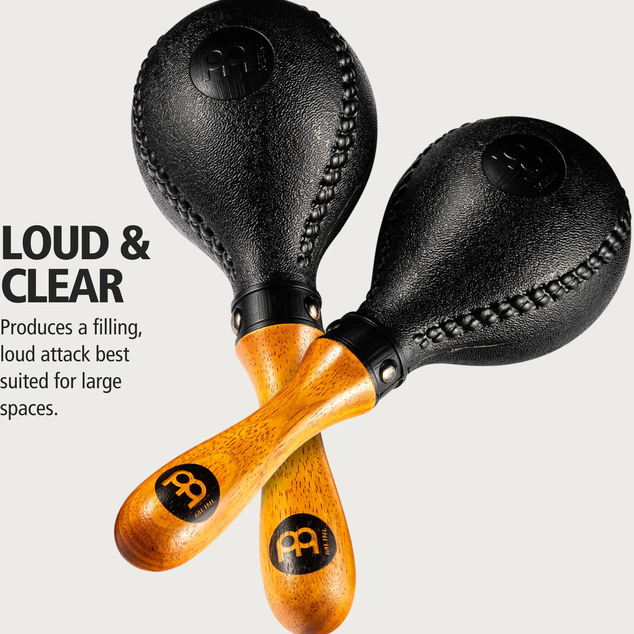 Meinl Maracas PM2BK, black