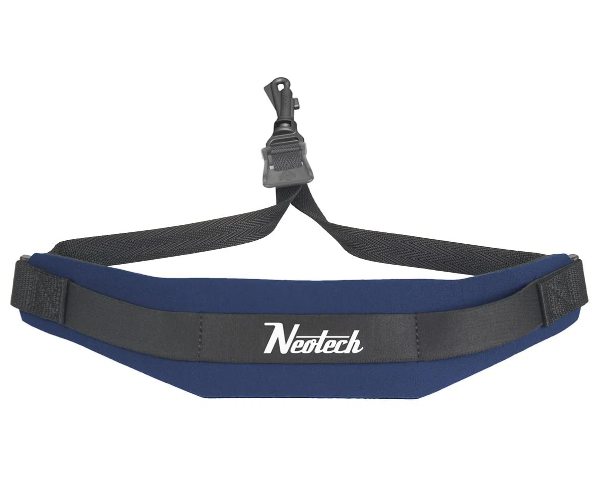 Neotech, Saxophongurt, weich Junior, Haken mit Drehgelenk navy