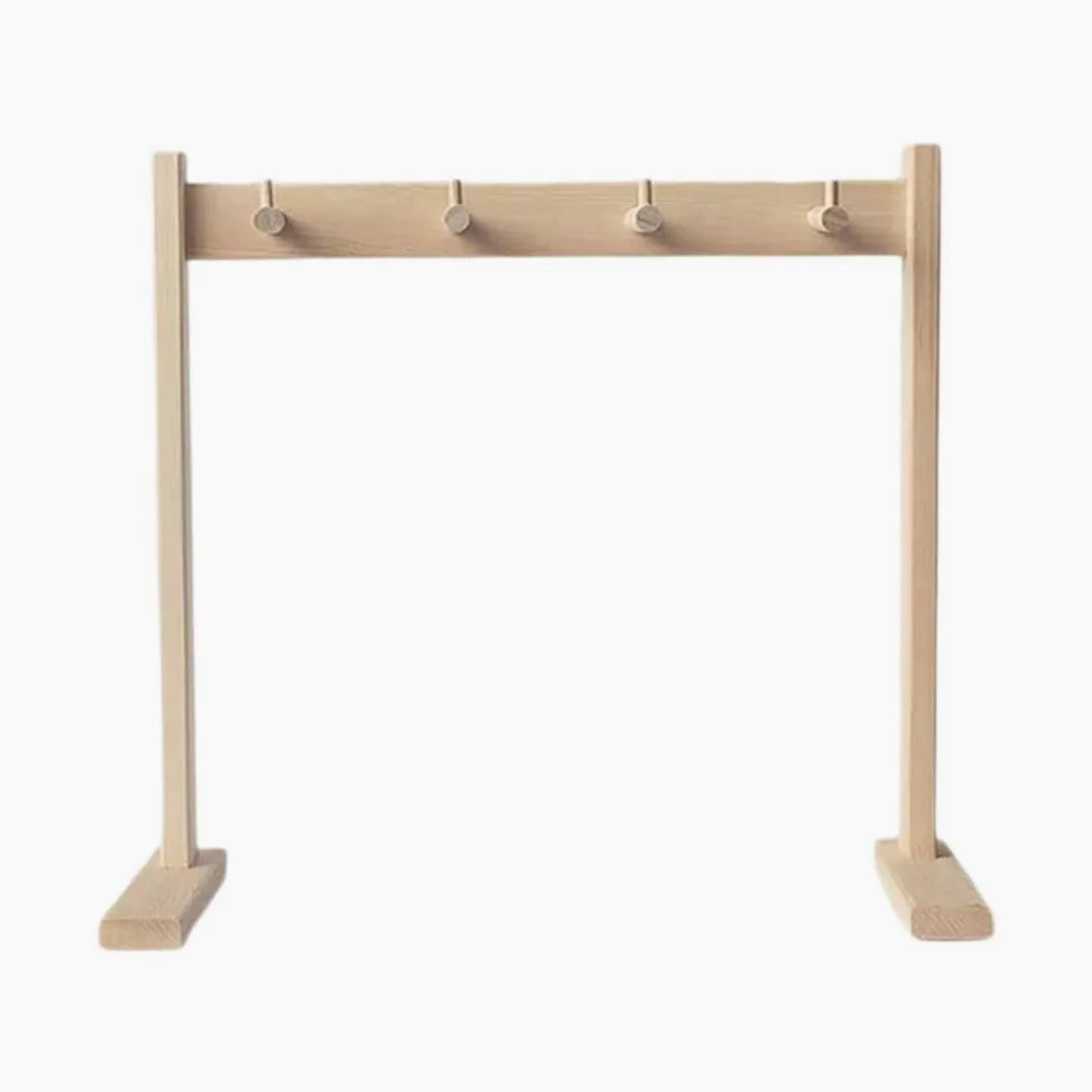 MagiDeal Wind Chime Stand Gong Stand hält 4 Chimes Mehrzweckprofi -Chime -Halter -Display -Rack für Schlafzimmer Tischteezimmer