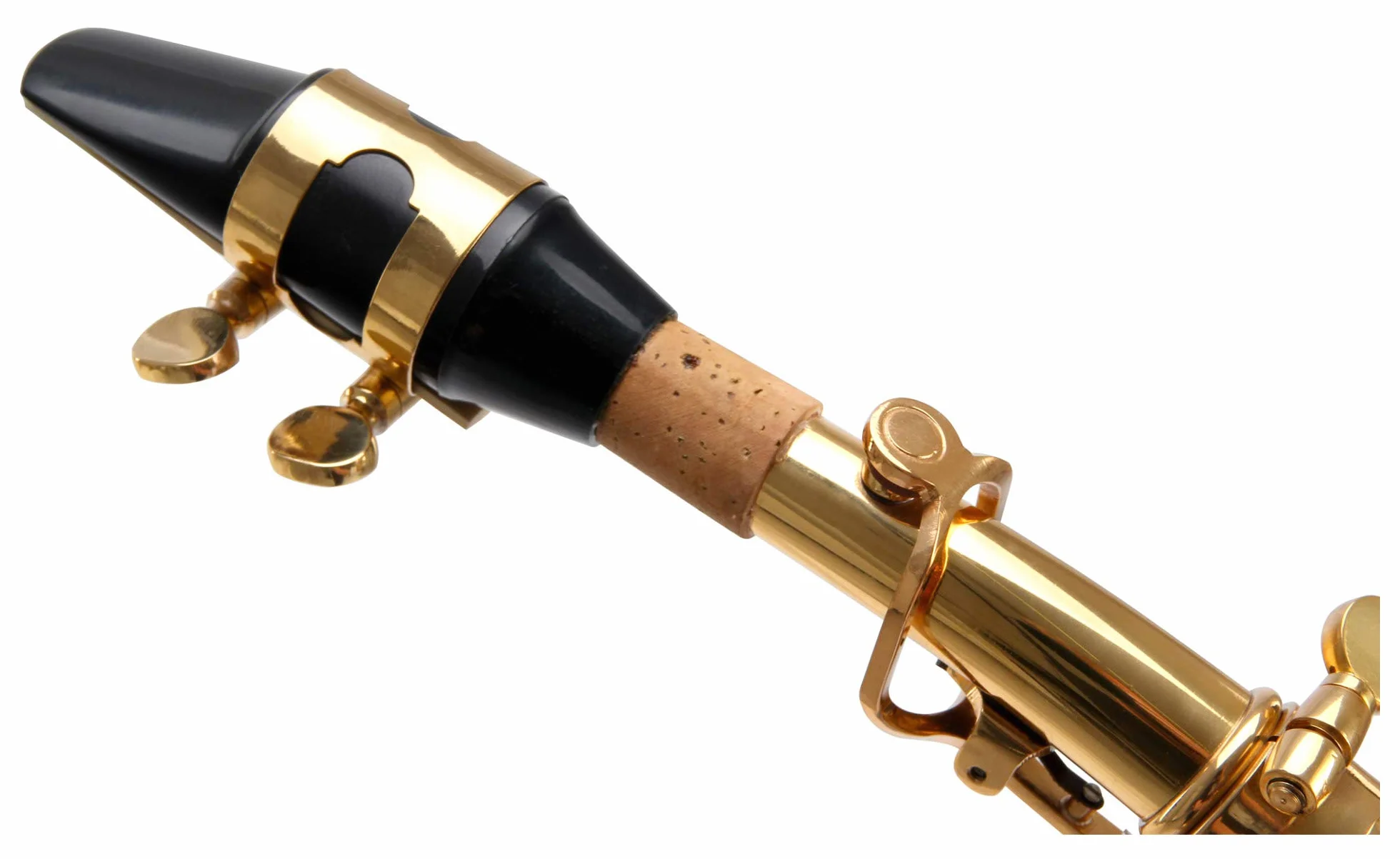 Classic Cantabile Winds SS-450 Bb Sopransaxophon (Messing, klarlackiert, Hoch-Fis-Klappen, ergonomische Klappenmechanik)