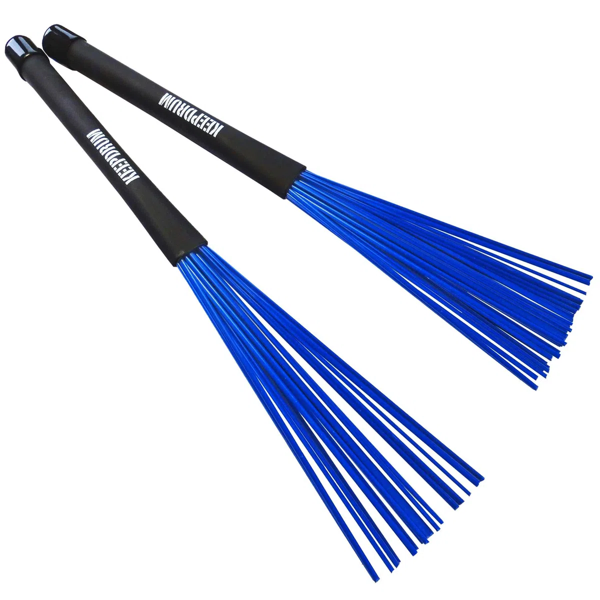keepdrum SV603BL Nylon Brushes Schlagzeug-Besen Blau