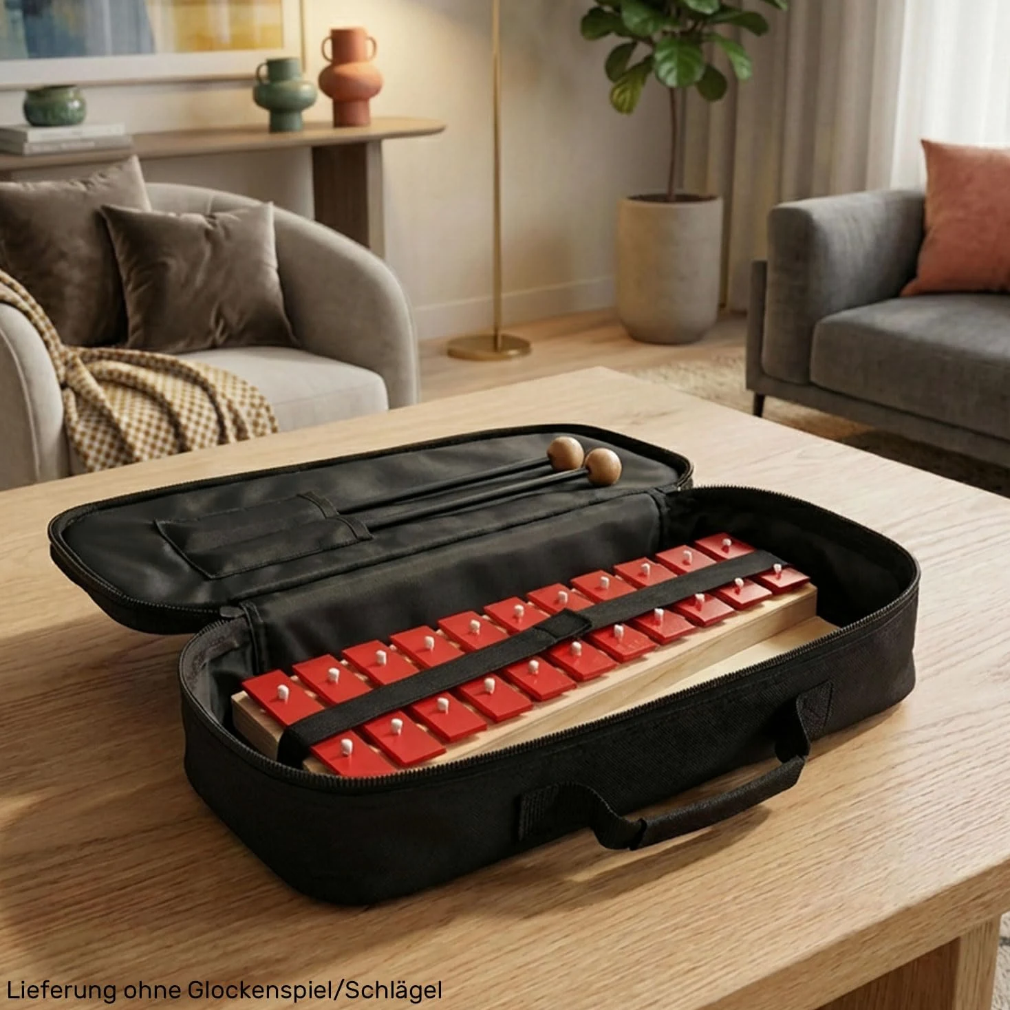 keepdrum MB01 Glockenspiel Tasche Tragetasche Xylophon Bag, passt f. Sonor GS SG GP MG NG10 G10 und ähnliche Modelle