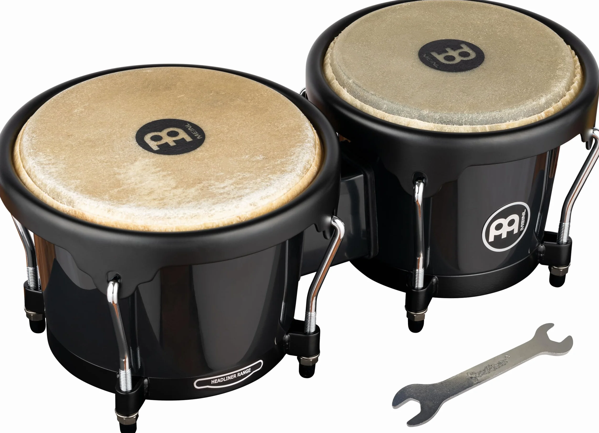 Meinl Headliner Bongos HB50BK, Black, Black HW