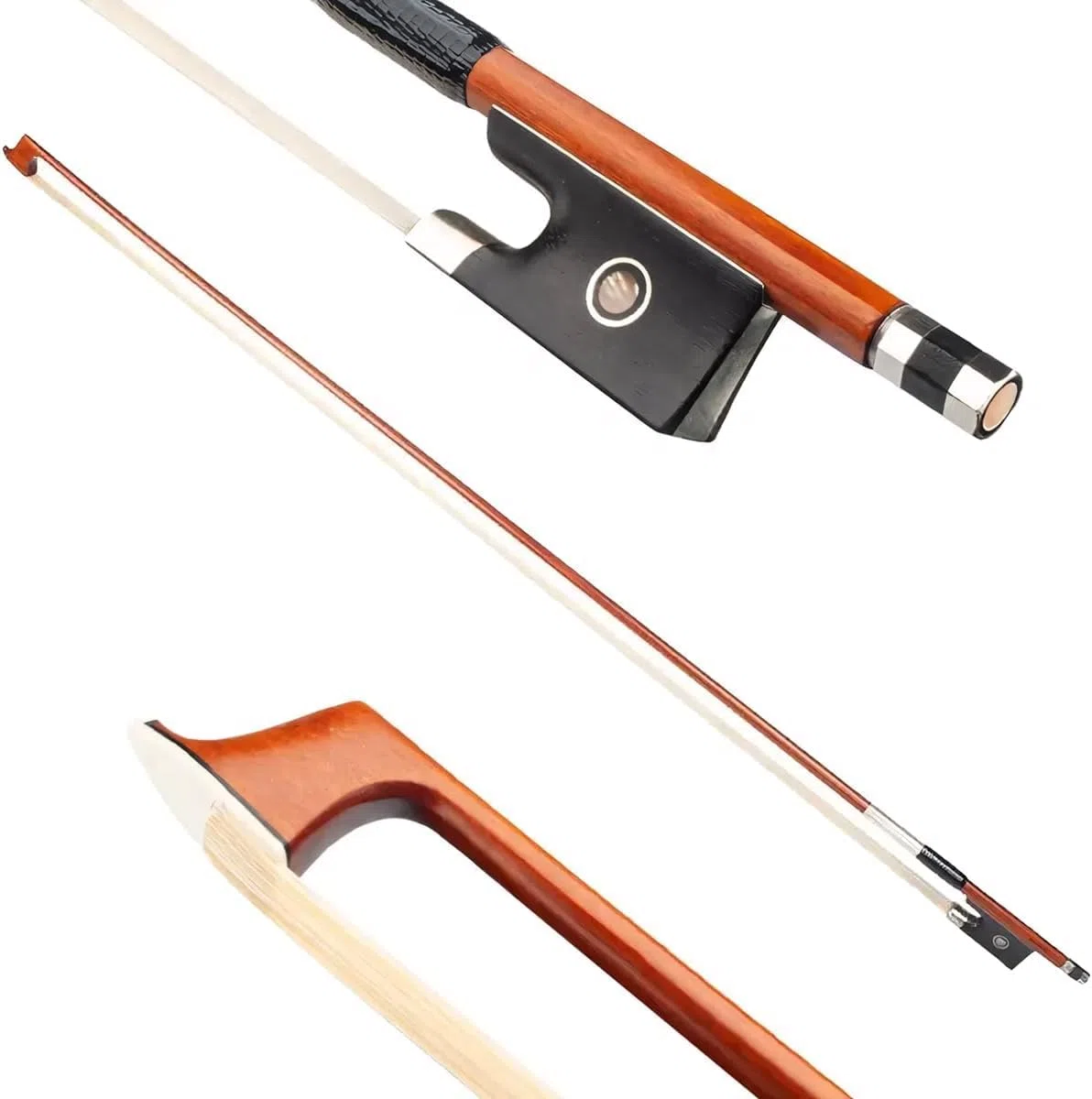 1/2 Violinbogen aus Brasilholz – Ausgewogen, Handgefertigt & Ideal für Schüler und Kinder