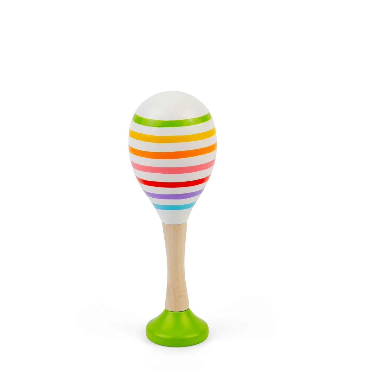 BigJigs Holzmaraca Spielzeug Set - buntes Musikinstrument für Kinder